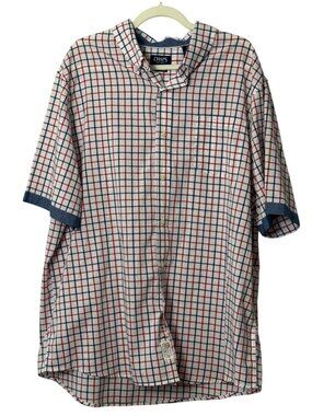 Chaps Classic Check Button-Down - Preppy Comfort - XXL